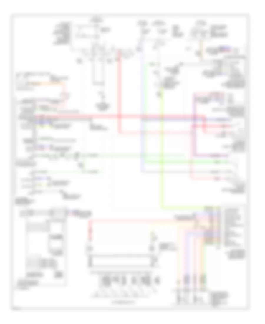 Intelligent Cruise Control Wiring Diagram for Infiniti QX56 2012