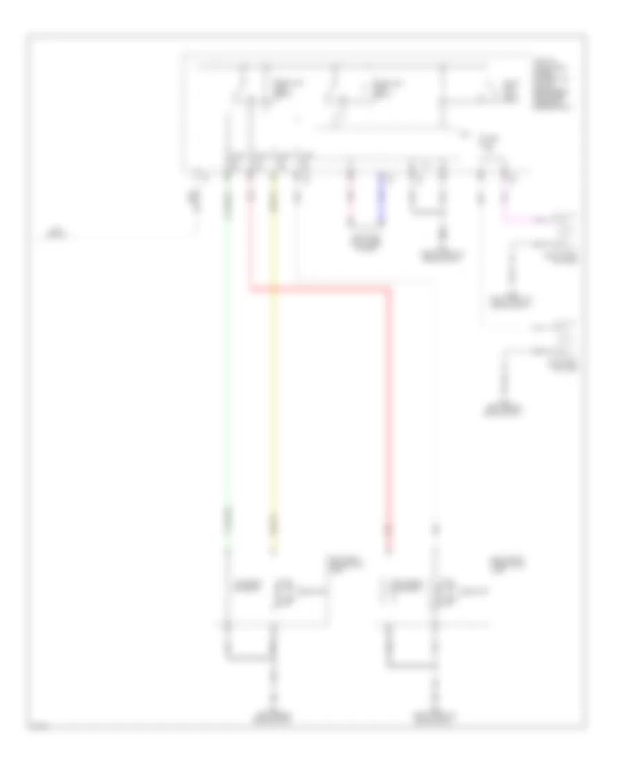 Headlamps Wiring Diagram (2 of 2) for Infiniti QX56 2012