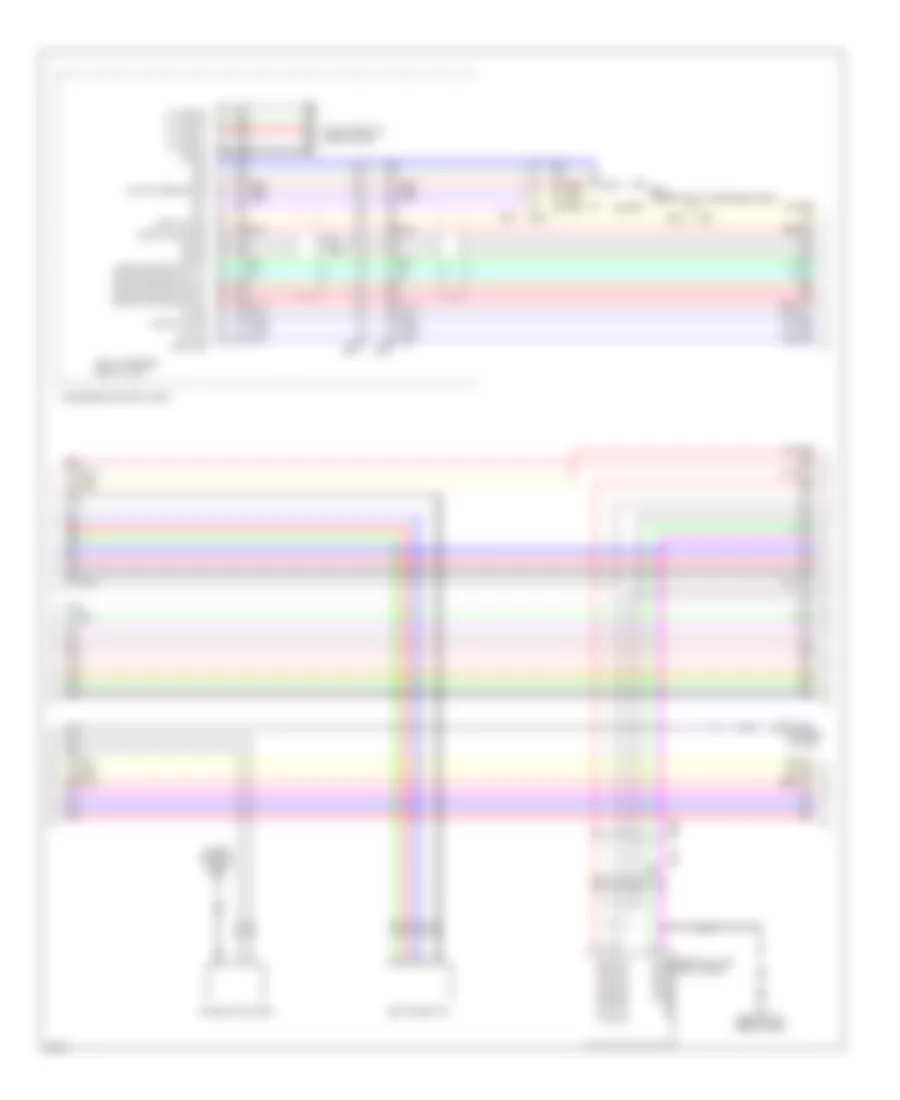 Navigation Wiring Diagram 13 Speakers 5 of 7 for Infiniti QX56 2012