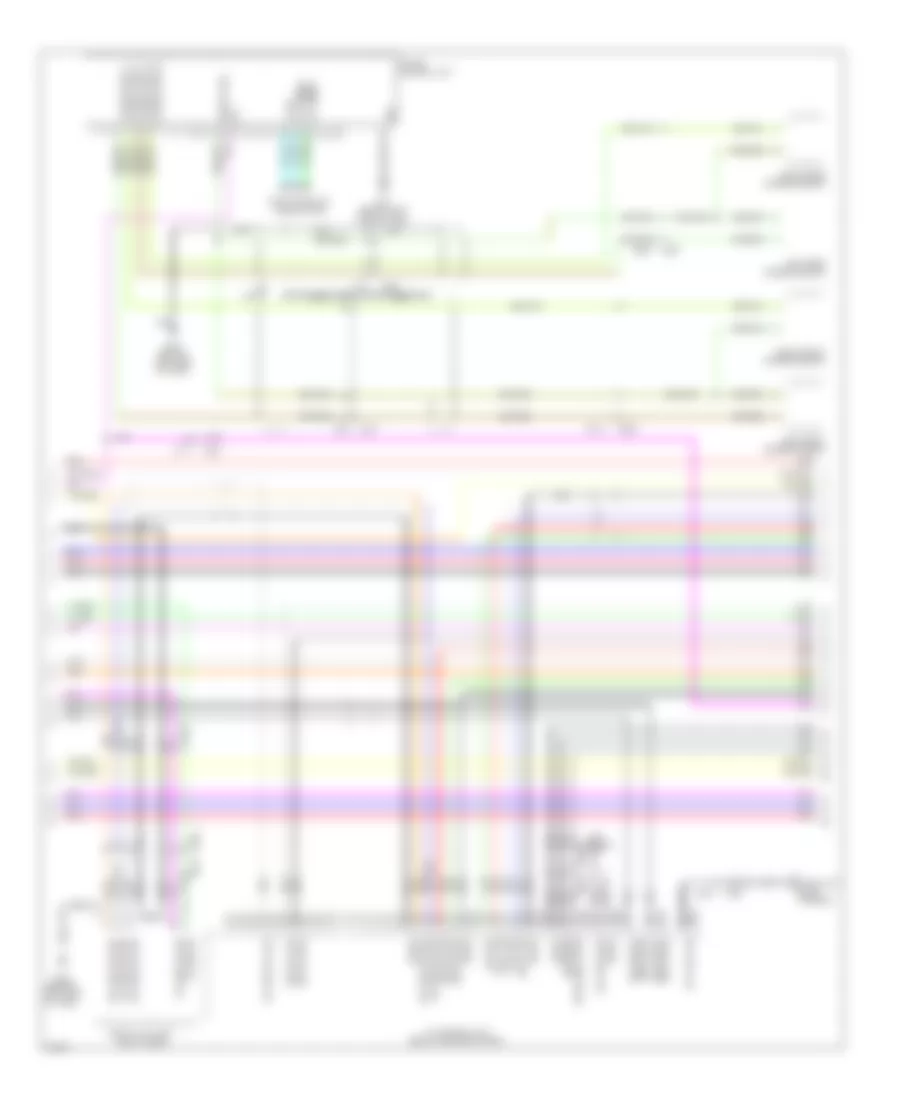 Navigation Wiring Diagram, 15 Speakers (4 of 8) for Infiniti QX56 2012