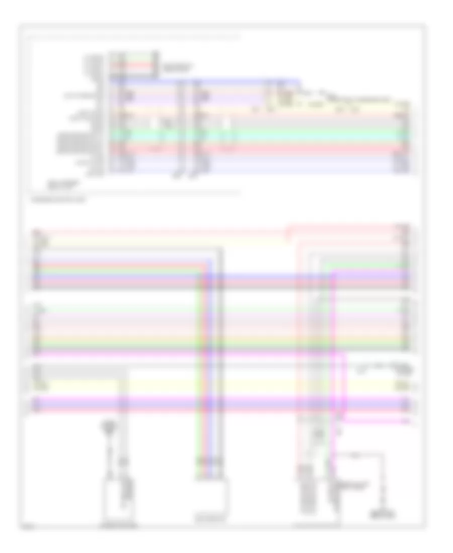 Navigation Wiring Diagram, 15 Speakers (5 of 8) for Infiniti QX56 2012