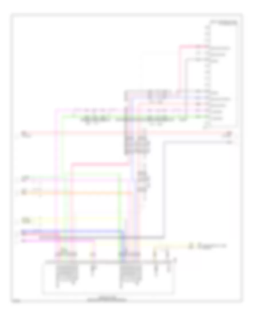 Navigation Wiring Diagram 15 Speakers 7 of 8 for Infiniti QX56 2012