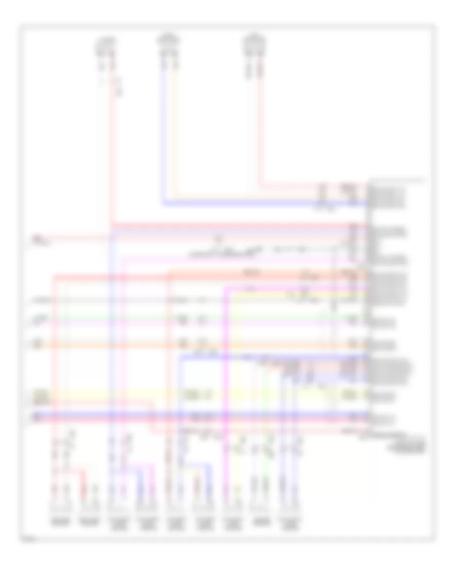 Radio Wiring Diagram, 13 Speakers (7 of 7) for Infiniti QX56 2012