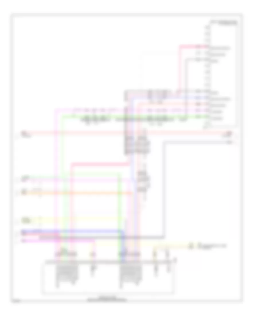 Radio Wiring Diagram, 15 Speakers (7 of 8) for Infiniti QX56 2012