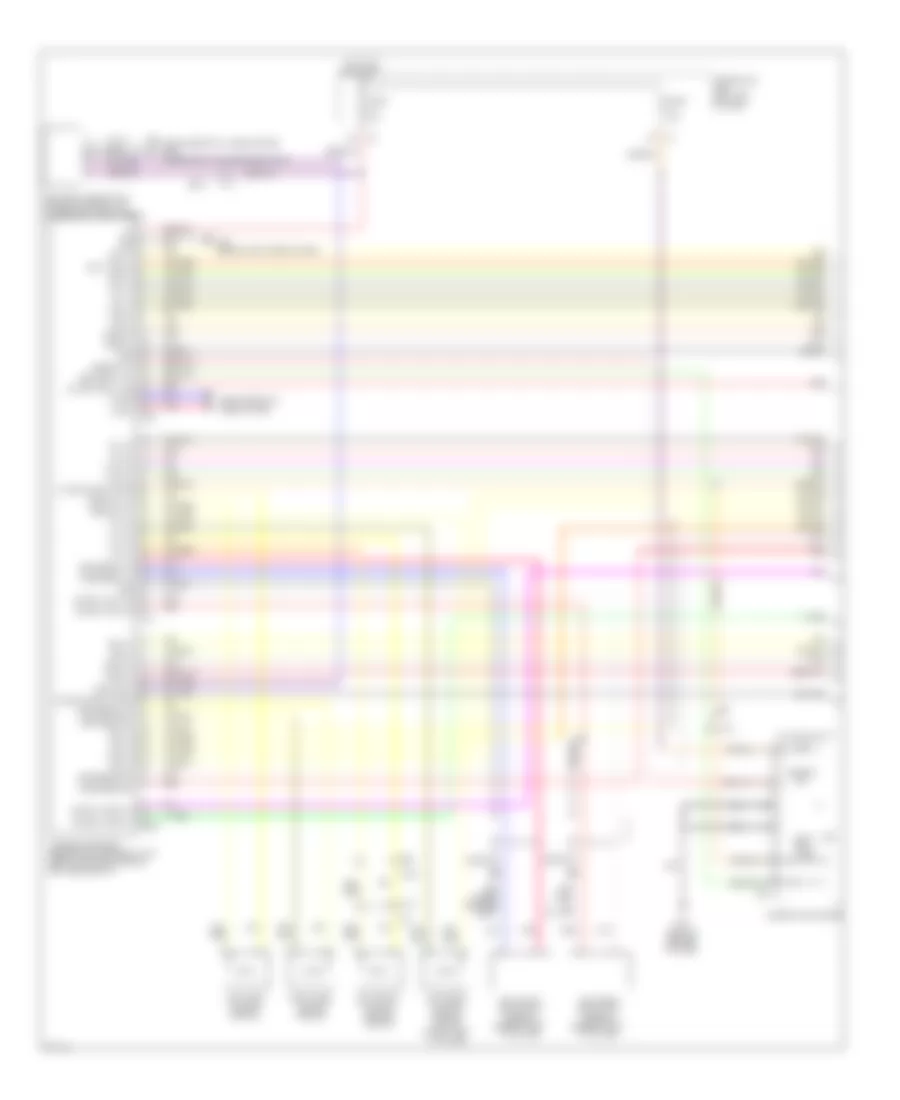 Supplemental Restraints Wiring Diagram 1 of 3 for Infiniti QX56 2012