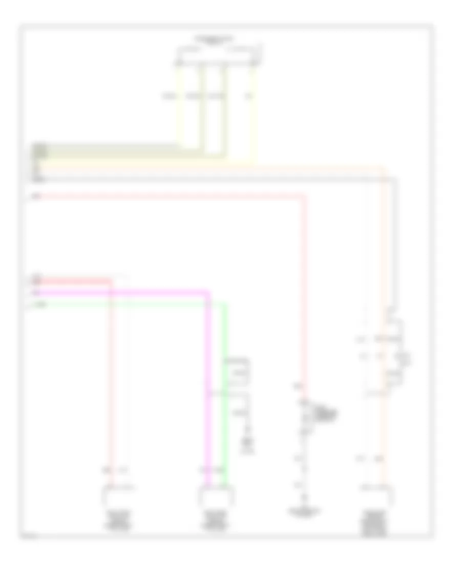 Supplemental Restraints Wiring Diagram 3 of 3 for Infiniti QX56 2012