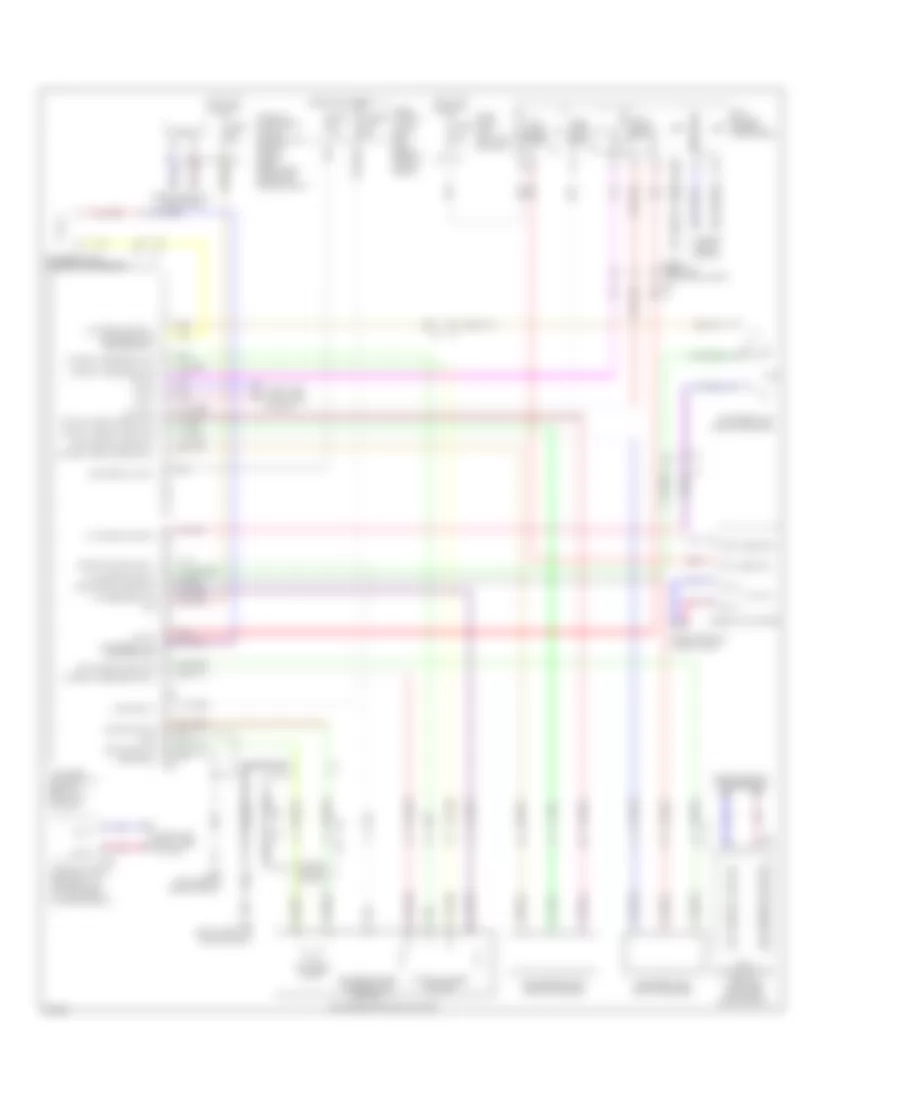 4WD Wiring Diagram for Infiniti QX56 2012
