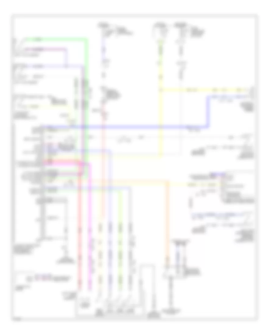 Automatic Back Door Wiring Diagram for Infiniti QX56 2012