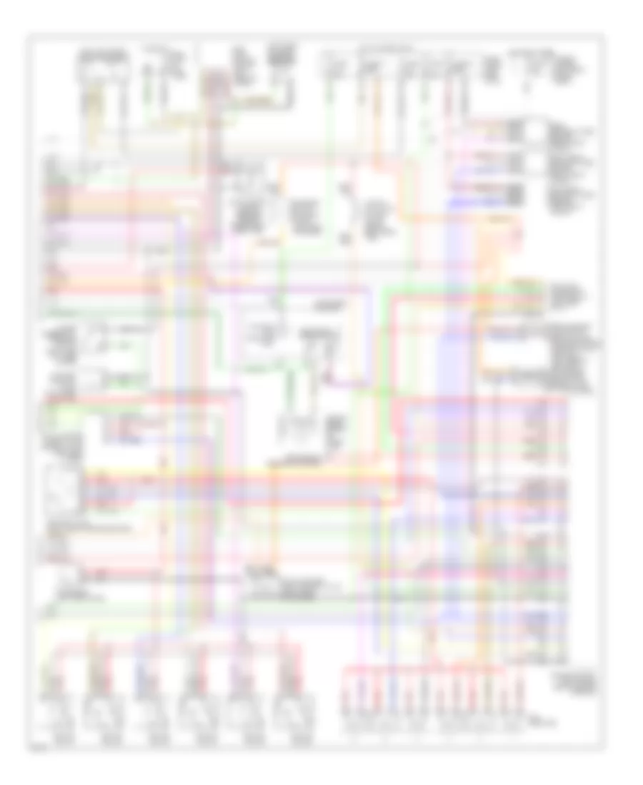 3.0L, Engine Performance Wiring Diagrams (2 of 2) for Infiniti I30 1996