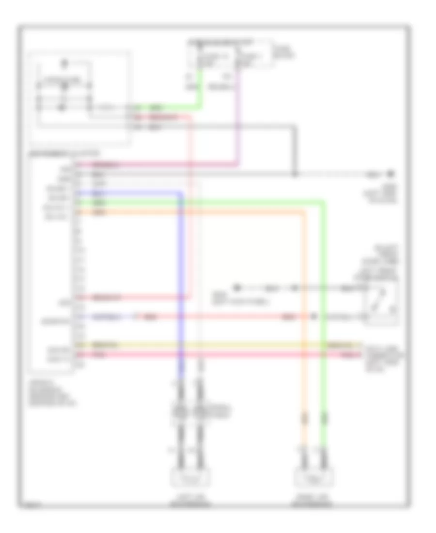 Supplemental Restraint Wiring Diagram for Infiniti I30 1996