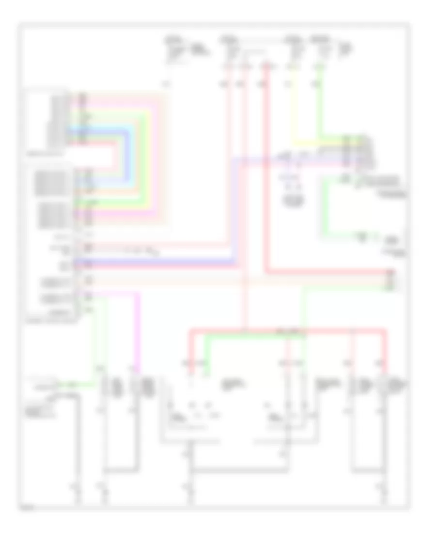 Exterior Lamps Wiring Diagram 1 of 2 for Infiniti EX35 Journey 2008
