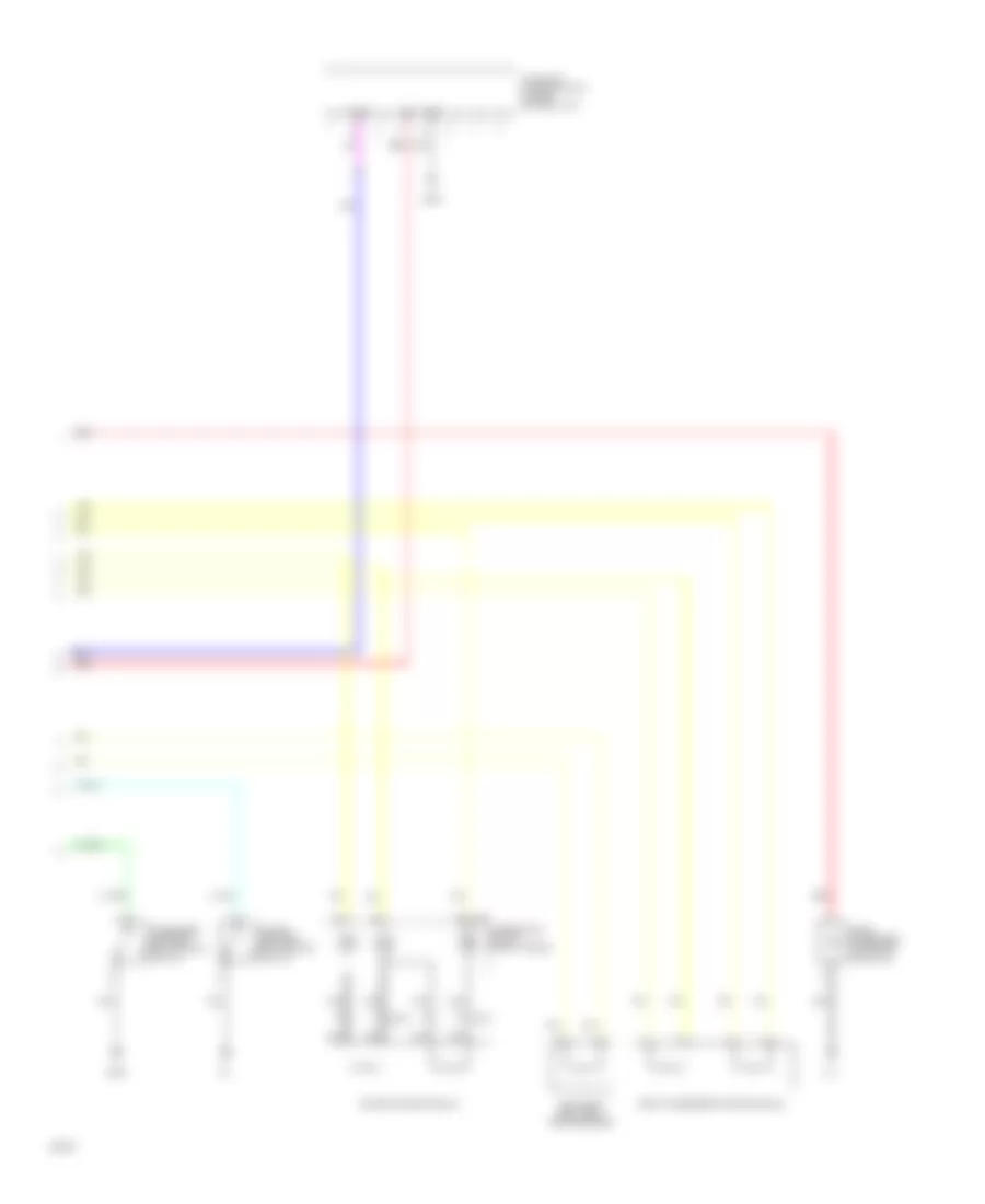 Supplemental Restraints Wiring Diagram (2 of 2) for Infiniti EX35 Journey 2008