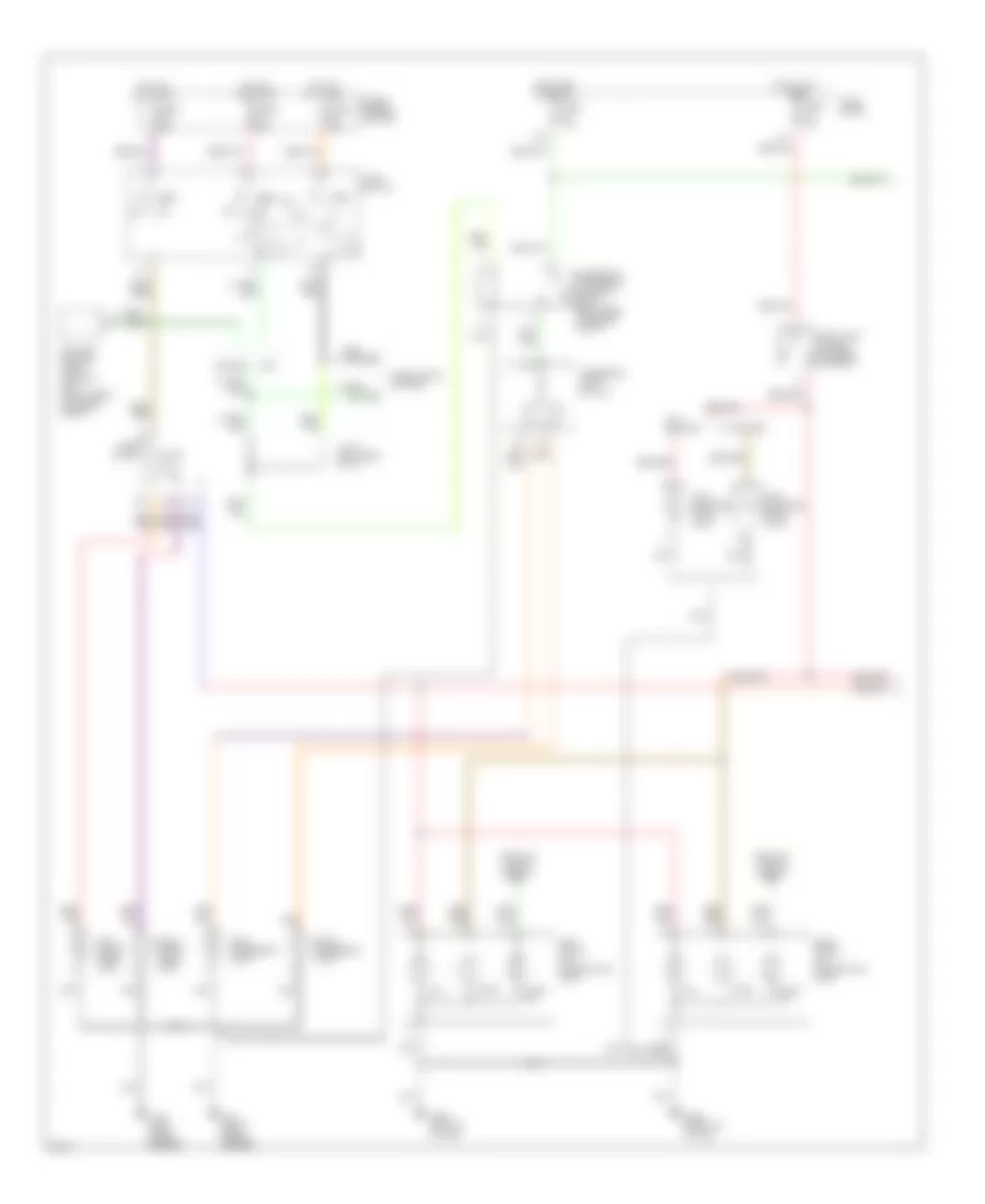 Exterior Lamps Wiring Diagram (1 of 2) for Infiniti I30 t 1996