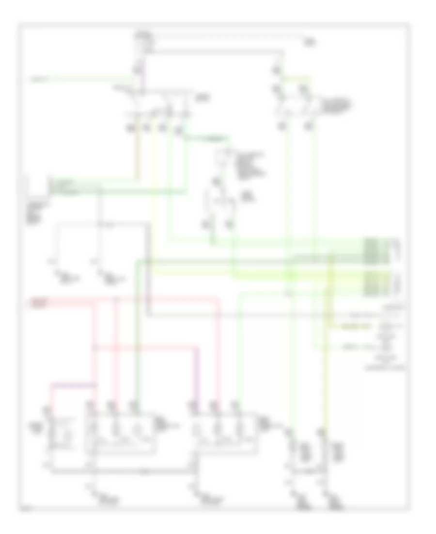 Exterior Lamps Wiring Diagram 2 of 2 for Infiniti I30 t 1996