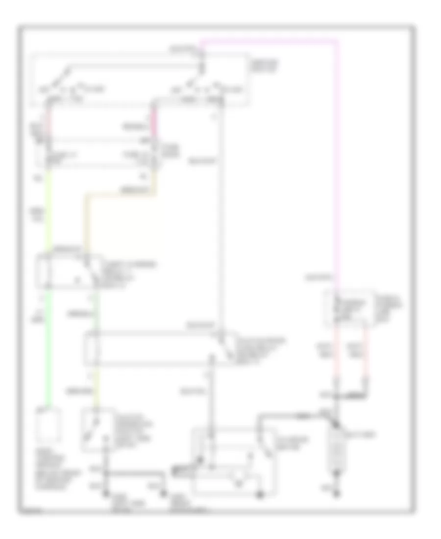 Starting Wiring Diagram, MT for Infiniti I30 t 1996