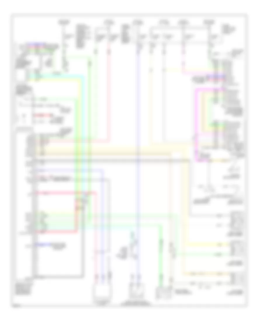 Anti-lock Brakes Wiring Diagram for Infiniti EX37 2013