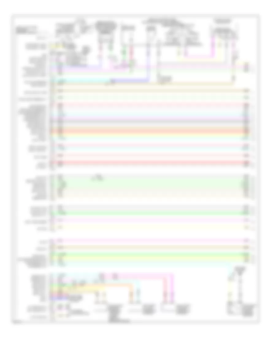 Anti theft Wiring Diagram 1 of 4 for Infiniti EX37 2013
