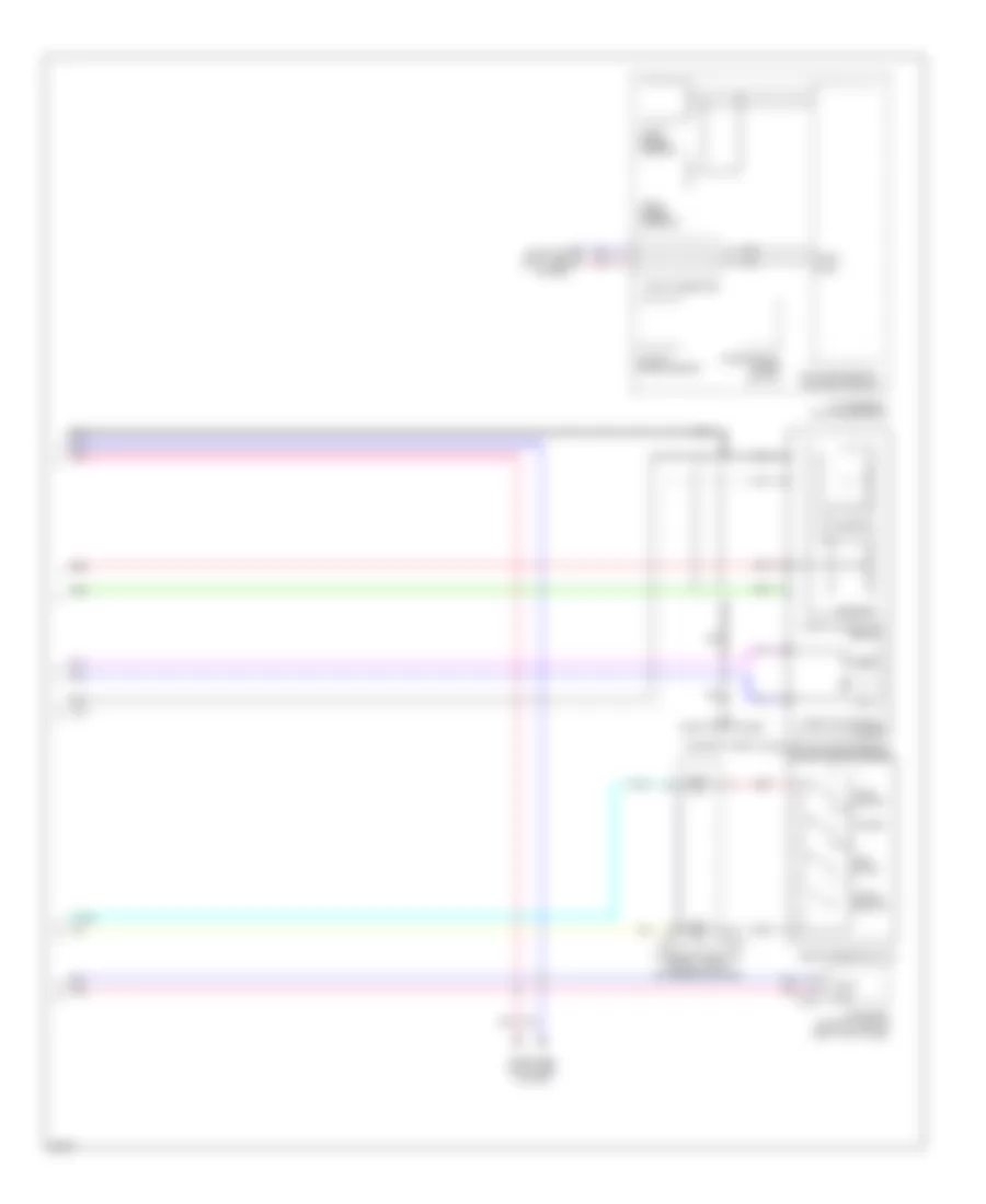 Cruise Control Wiring Diagram 2 of 2 for Infiniti EX37 2013
