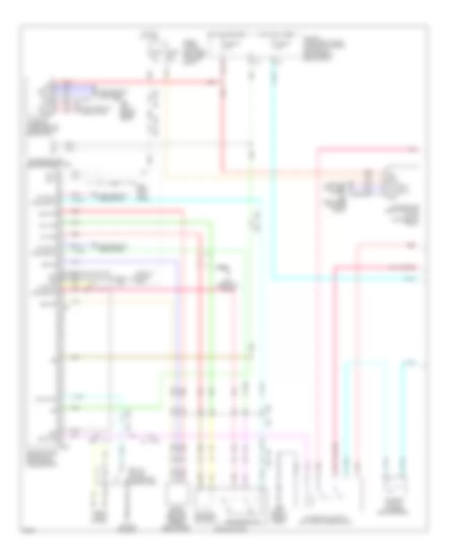 Intelligent Cruise Control Wiring Diagram 1 of 2 for Infiniti EX37 2013