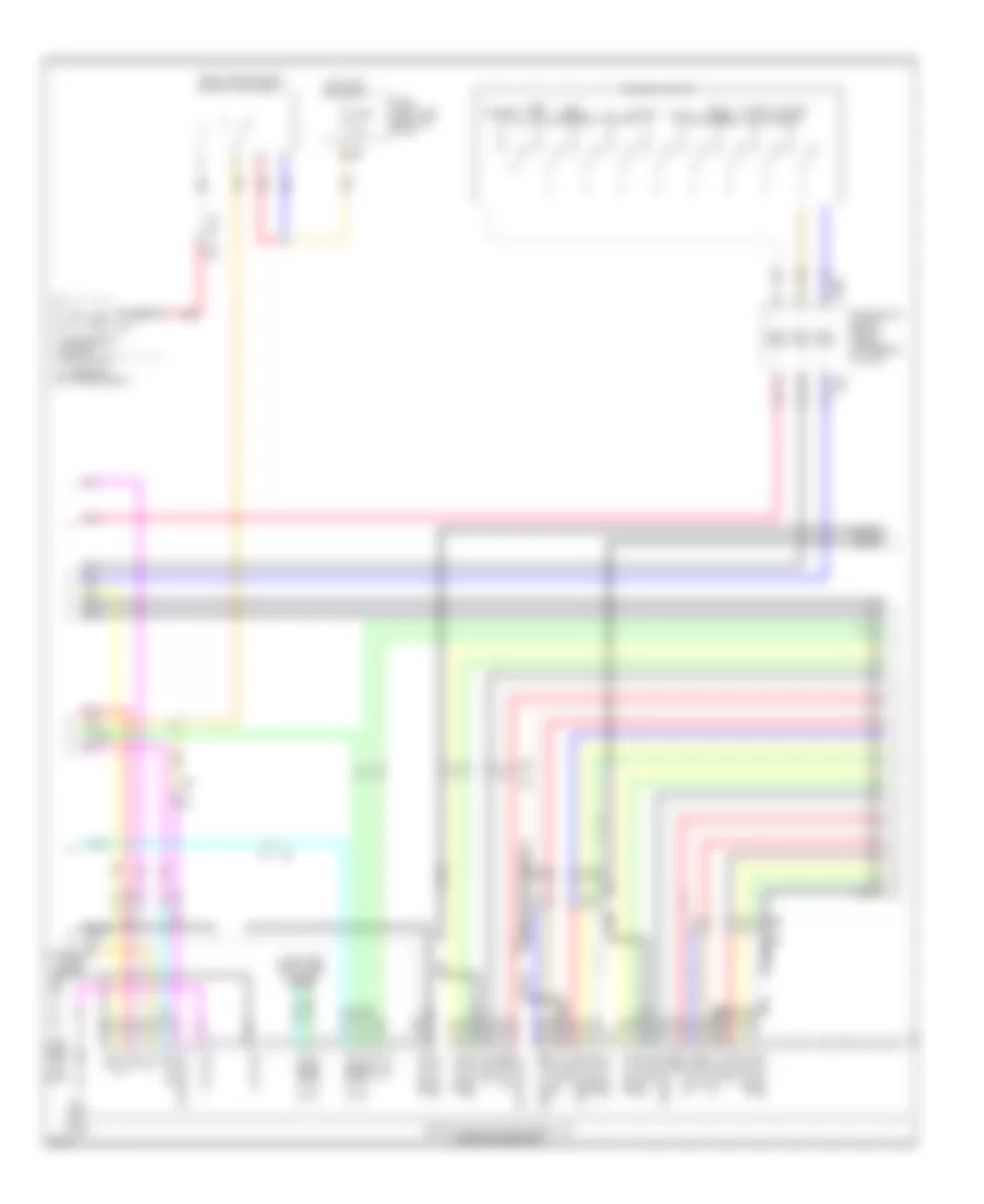 Navigation Wiring Diagram (4 of 5) for Infiniti EX37 2013