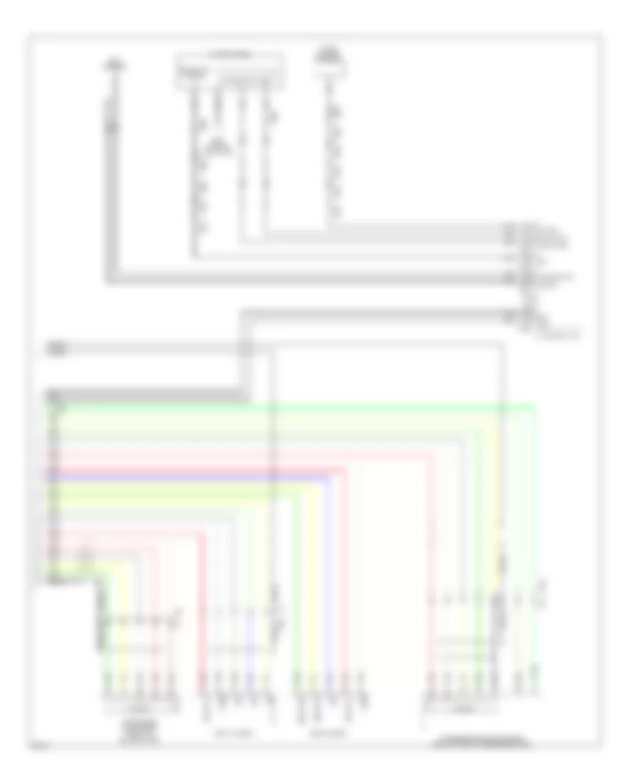 Navigation Wiring Diagram (5 of 5) for Infiniti EX37 2013