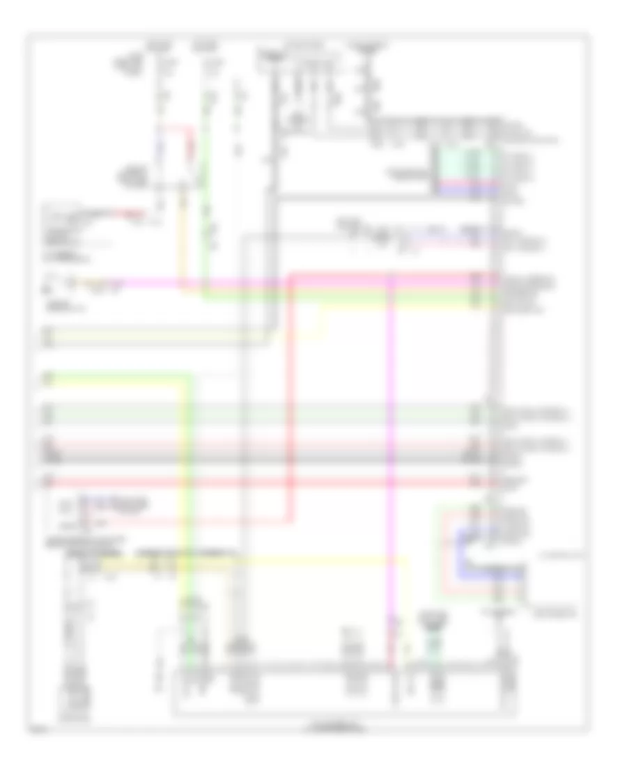 Radio Wiring Diagram, Base (3 of 3) for Infiniti EX37 2013