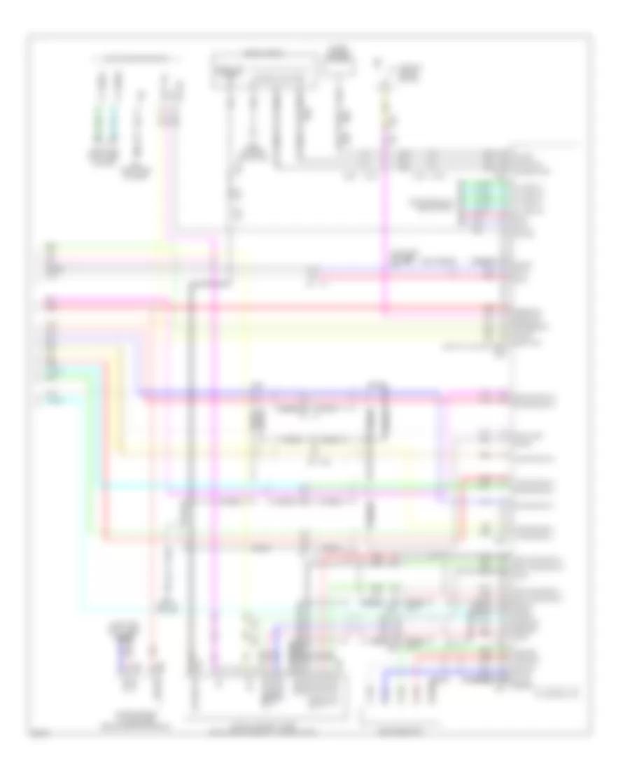 Radio Wiring Diagram, Bose without Navigation (5 of 5) for Infiniti EX37 2013