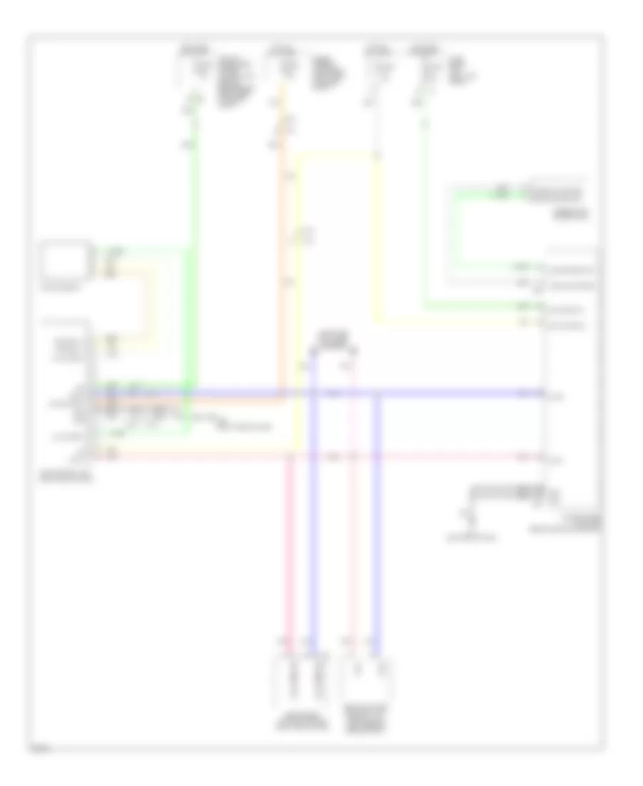 AWD Wiring Diagram for Infiniti EX37 2013
