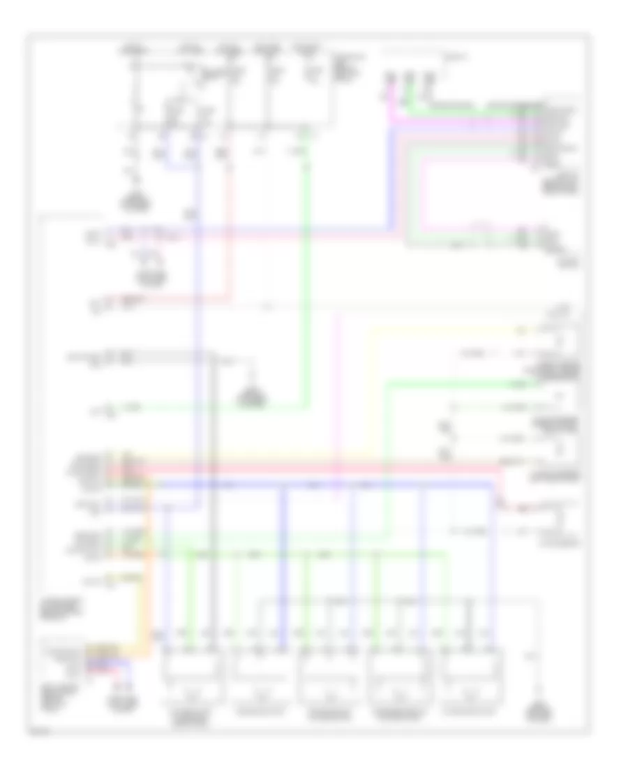 Automatic A C Wiring Diagram 1 of 2 for Infiniti FX35 2008