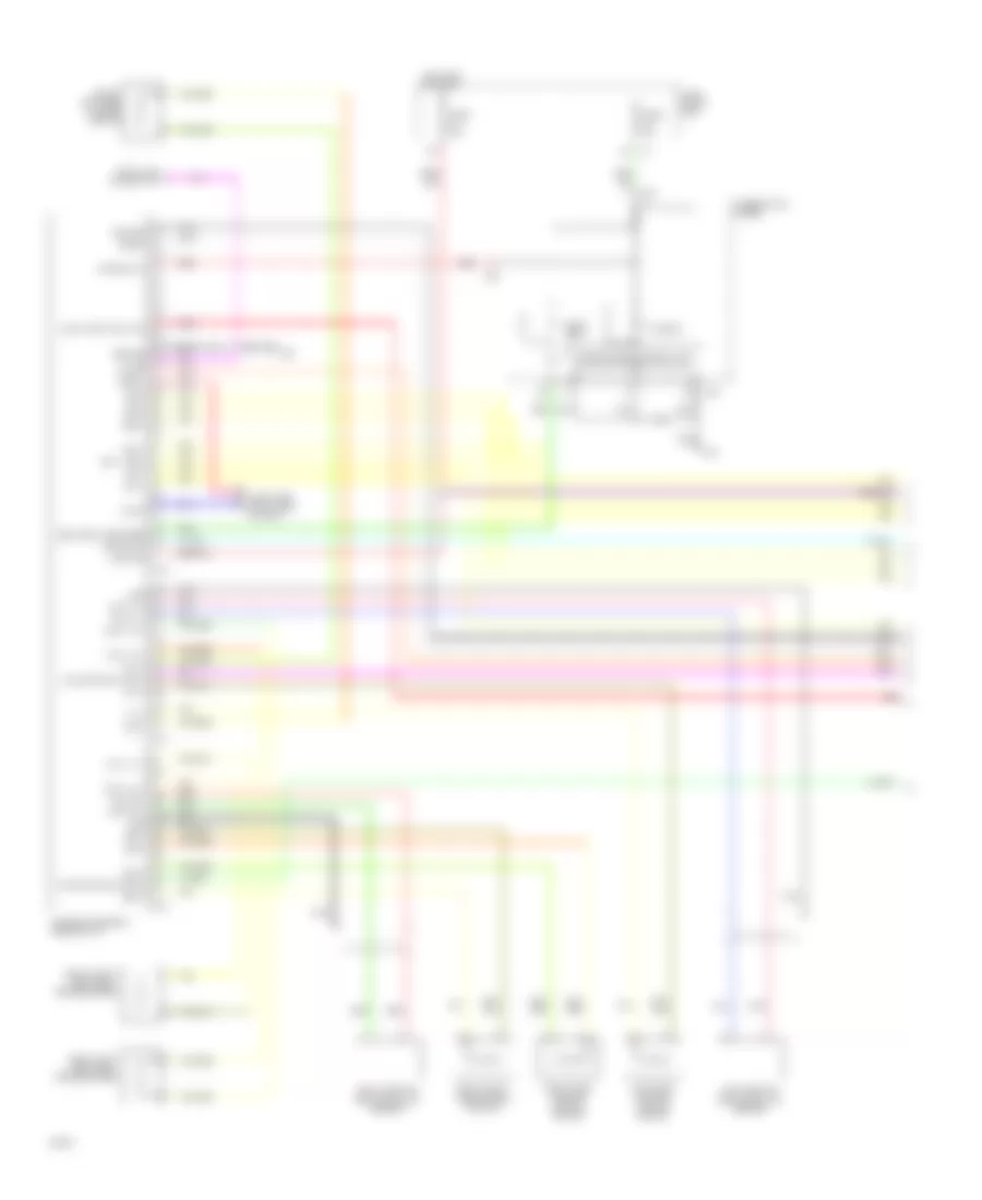 Supplemental Restraints Wiring Diagram 1 of 2 for Infiniti FX35 2008