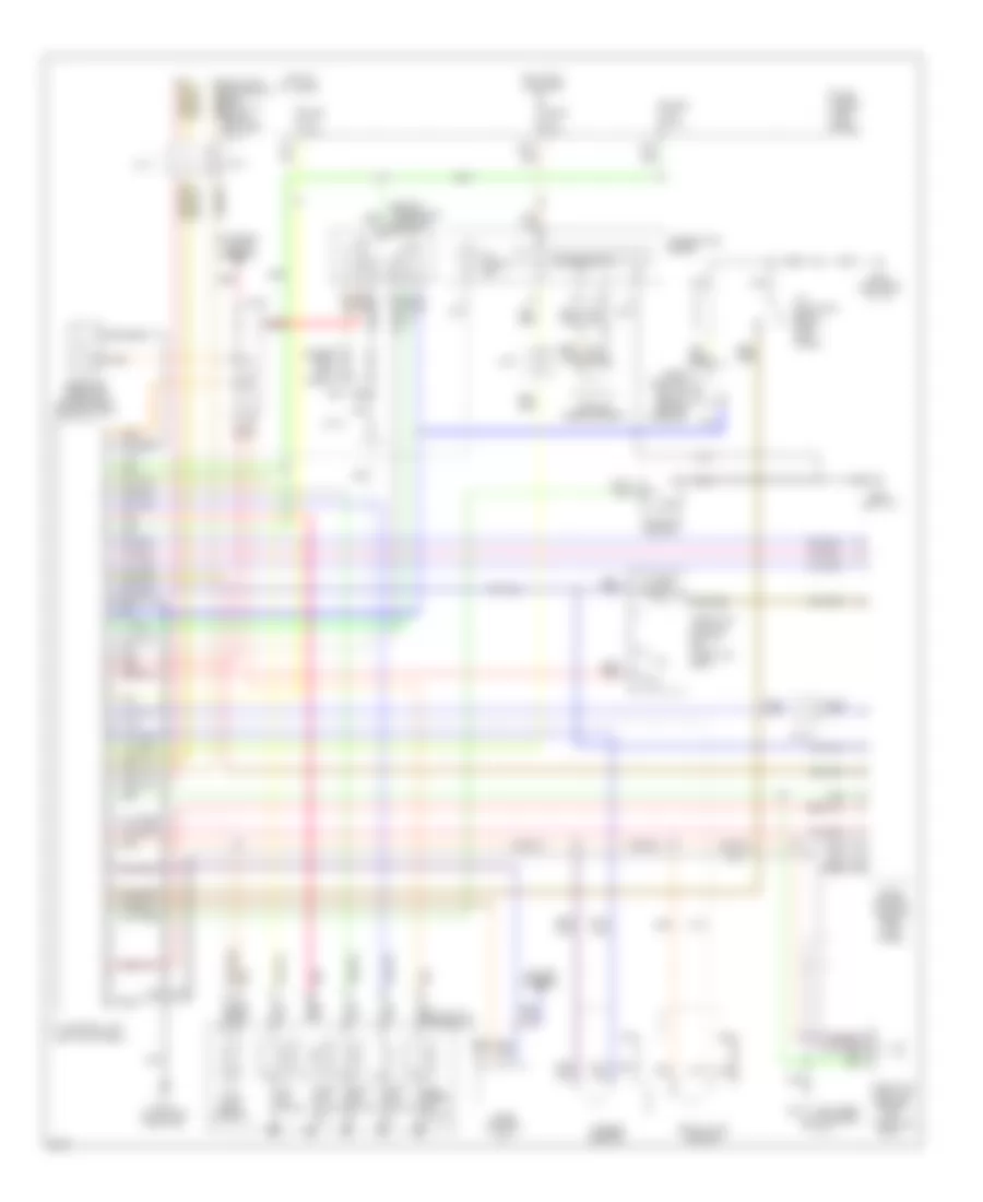 Transmission Wiring Diagram for Infiniti J30 1996