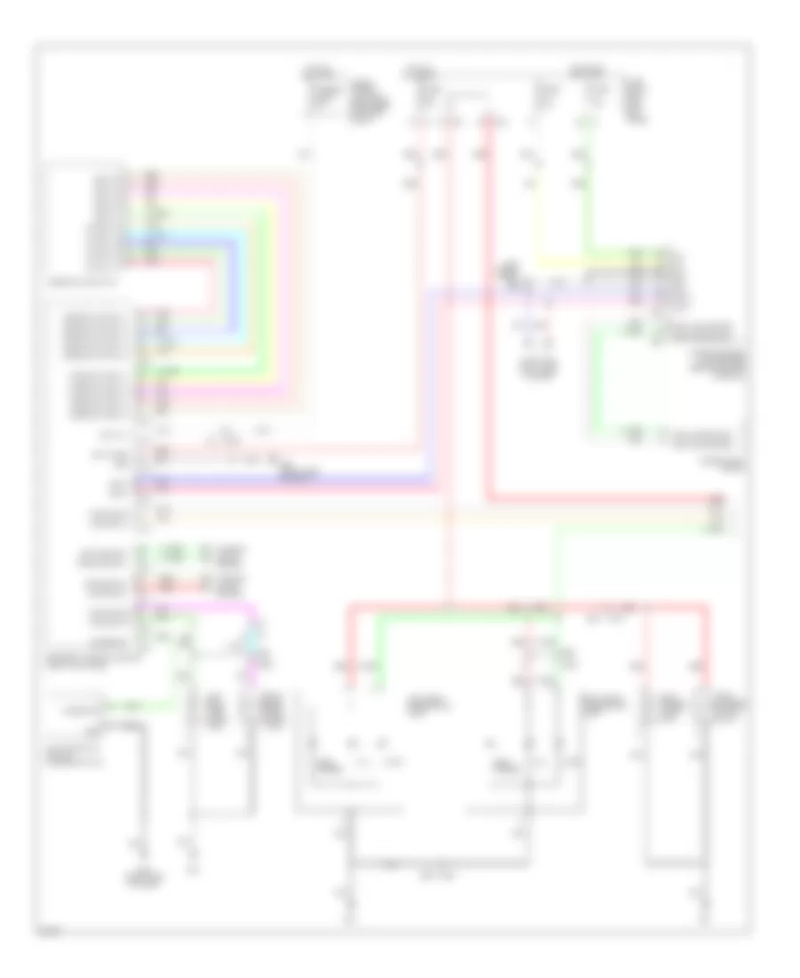 Exterior Lamps Wiring Diagram 1 of 2 for Infiniti EX37 Journey 2013