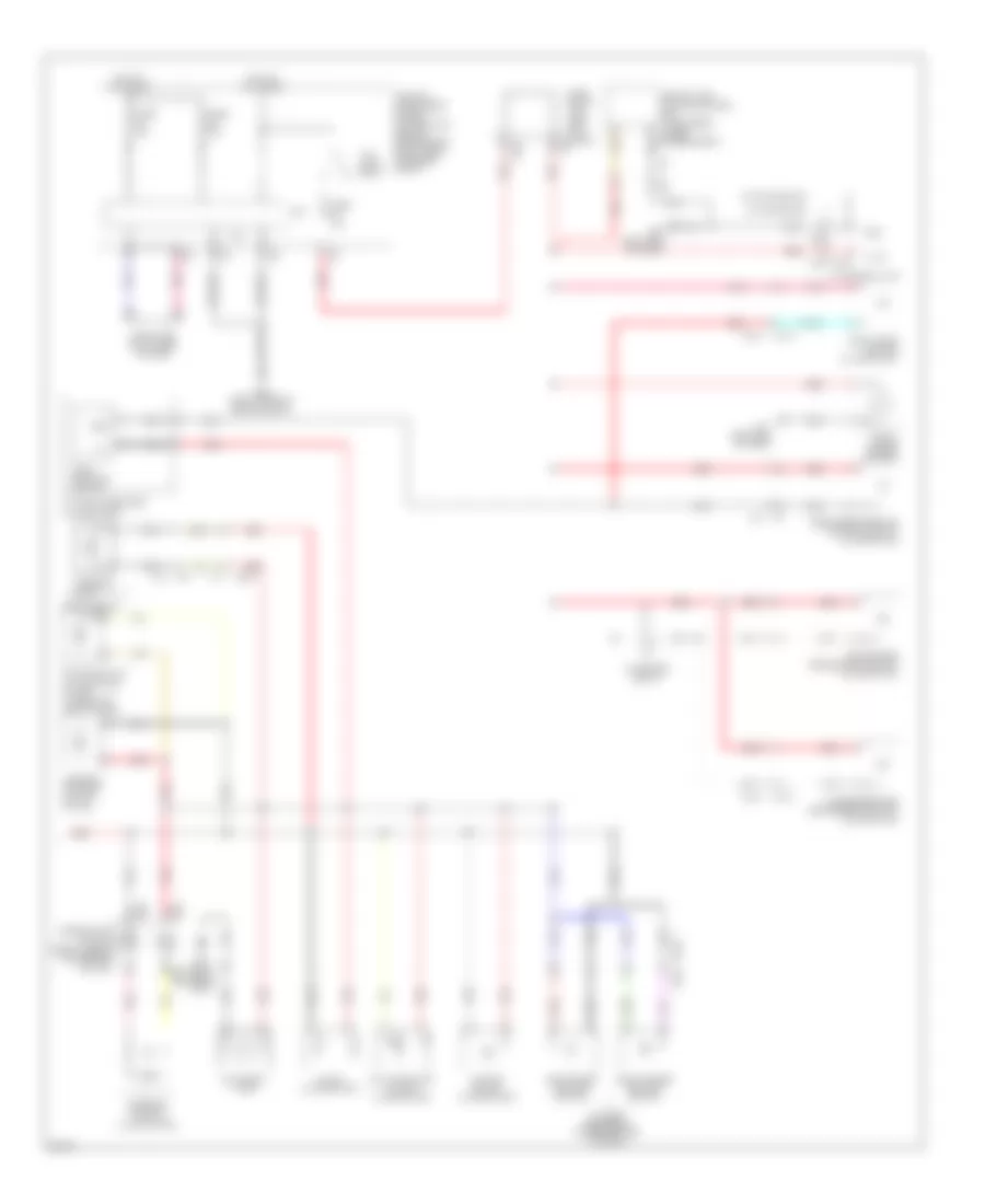 Instrument Illumination Wiring Diagram 2 of 2 for Infiniti EX37 Journey 2013