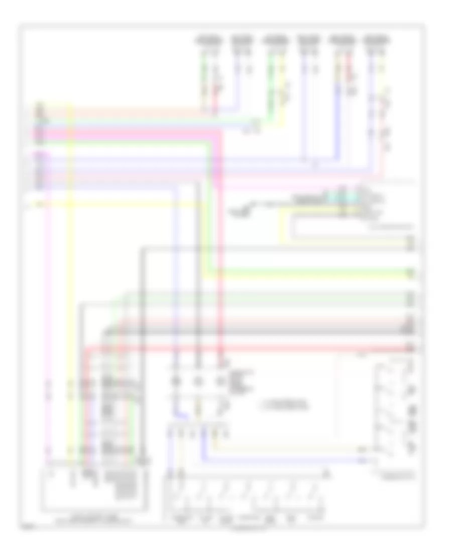 Radio Wiring Diagram Base 2 of 3 for Infiniti EX37 Journey 2013