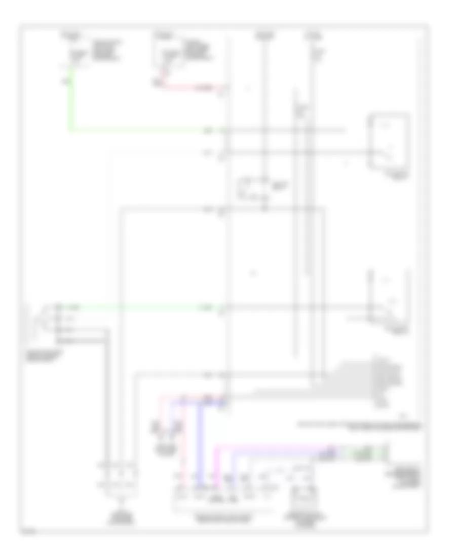 Cooling Fan Wiring Diagram for Infiniti FX45 2008