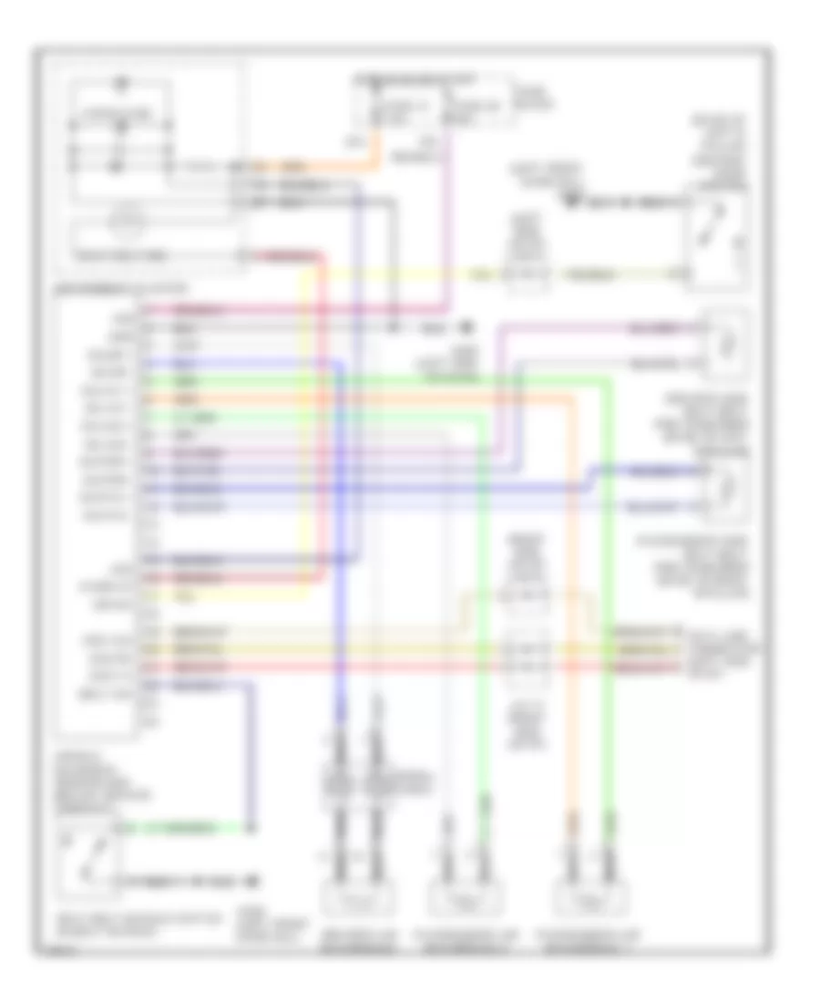 Supplemental Restraint Wiring Diagram for Infiniti J30 t 1996