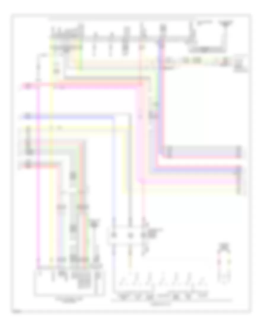 Bose Radio Wiring Diagram, without Navigation (2 of 4) for Infiniti G35 2008
