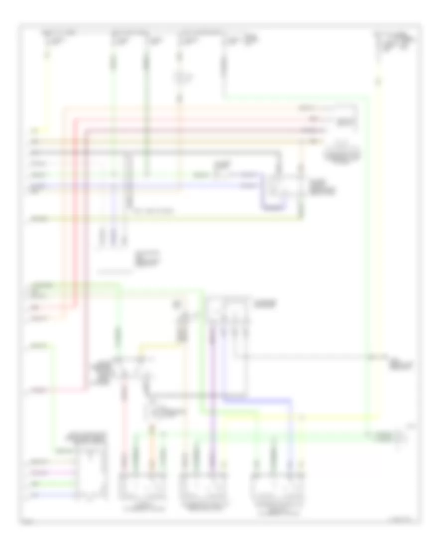 Air Conditioning Wiring Diagrams 2 of 2 for Infiniti Q45 1996
