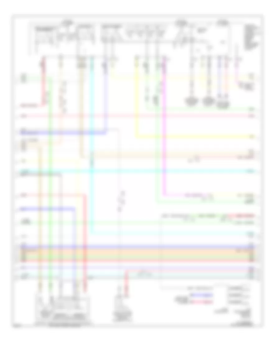3.7L, Engine Performance Wiring Diagram (2 of 5) for Infiniti FX37 Limited Edition 2013