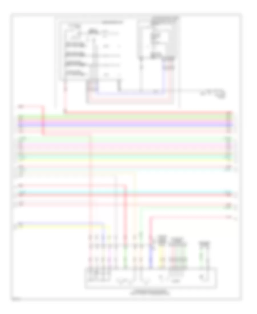 Memory Systems Wiring Diagram (2 of 4) for Infiniti FX37 Limited Edition 2013