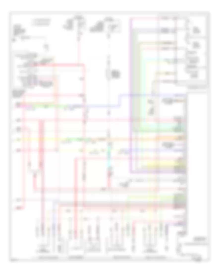 Memory Systems Wiring Diagram 4 of 4 for Infiniti FX37 Limited Edition 2013