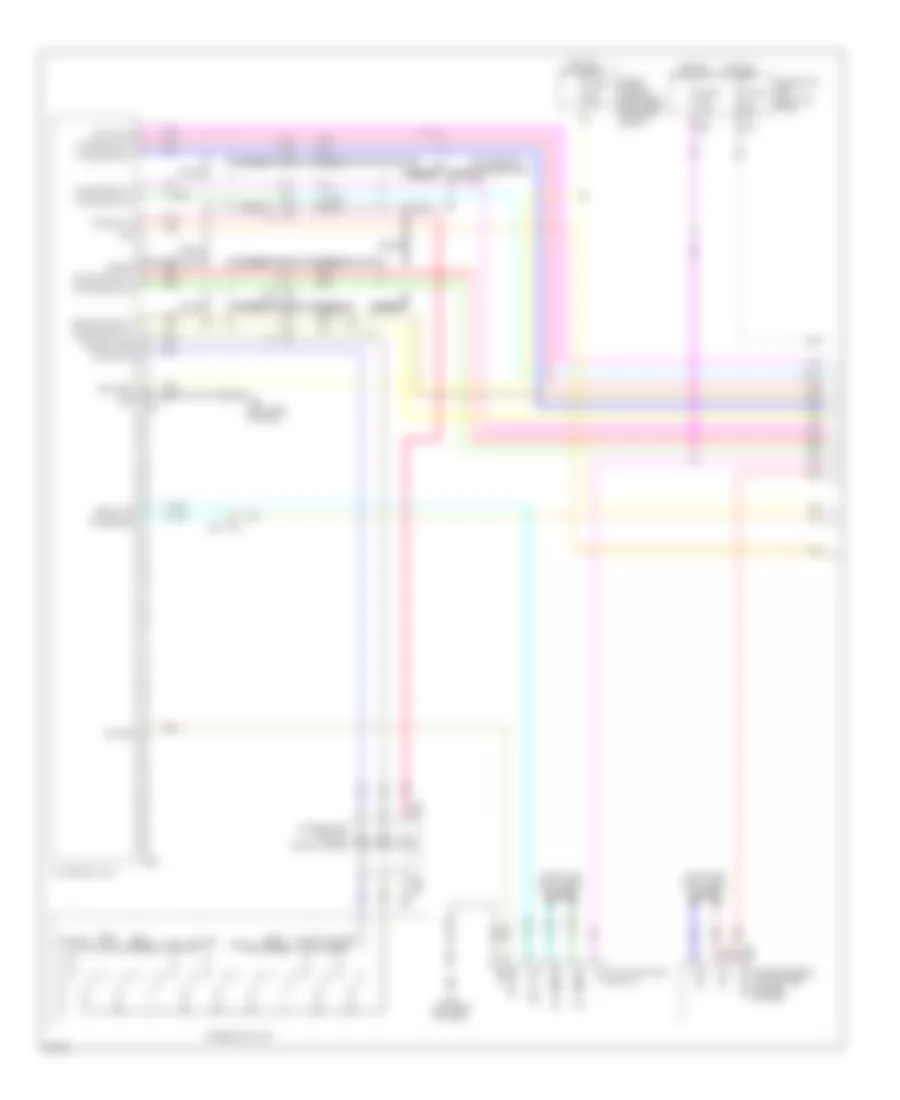 Navigation Wiring Diagram (1 of 6) for Infiniti FX37 Limited Edition 2013