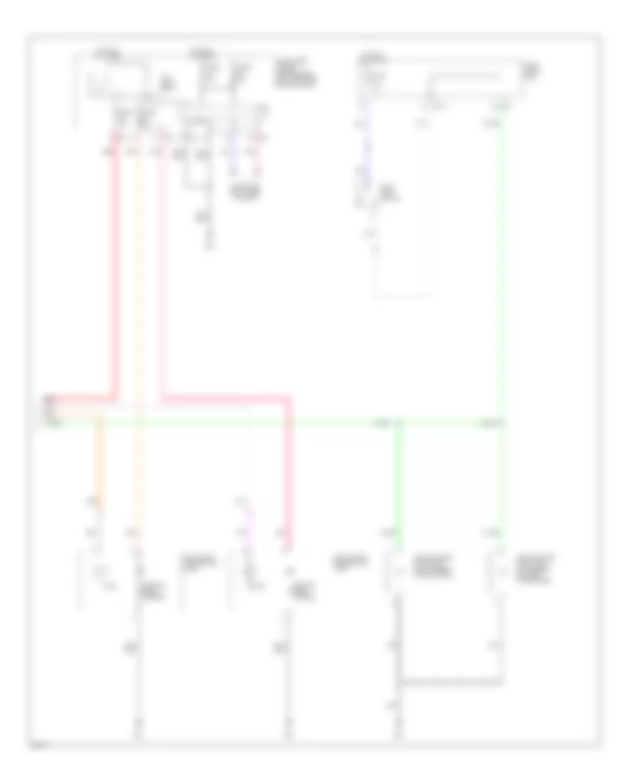 Exterior Lamps Wiring Diagram (1 of 2) for Infiniti G35 Journey 2008