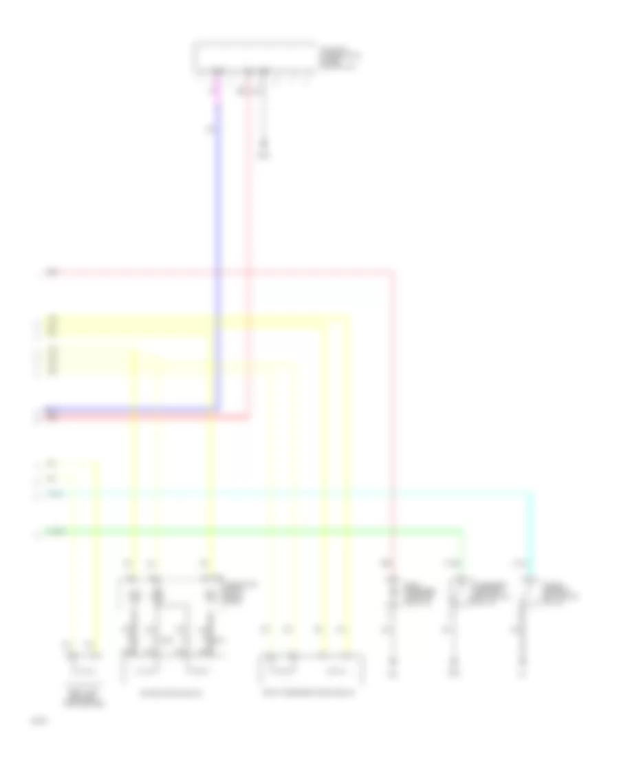 Supplemental Restraints Wiring Diagram (2 of 2) for Infiniti G35 Journey 2008