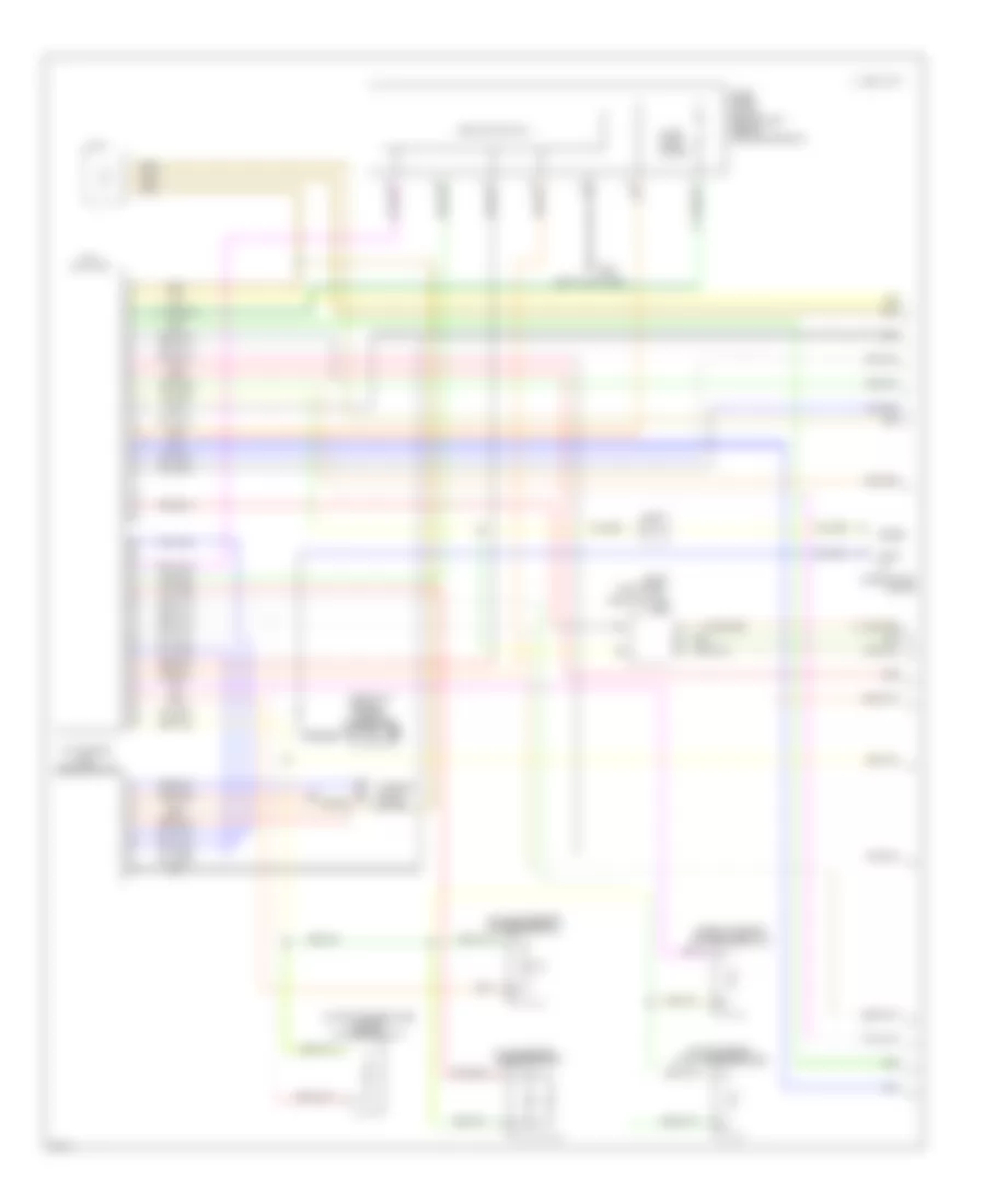 Air Conditioning Wiring Diagrams 1 of 2 for Infiniti Q45 t 1996