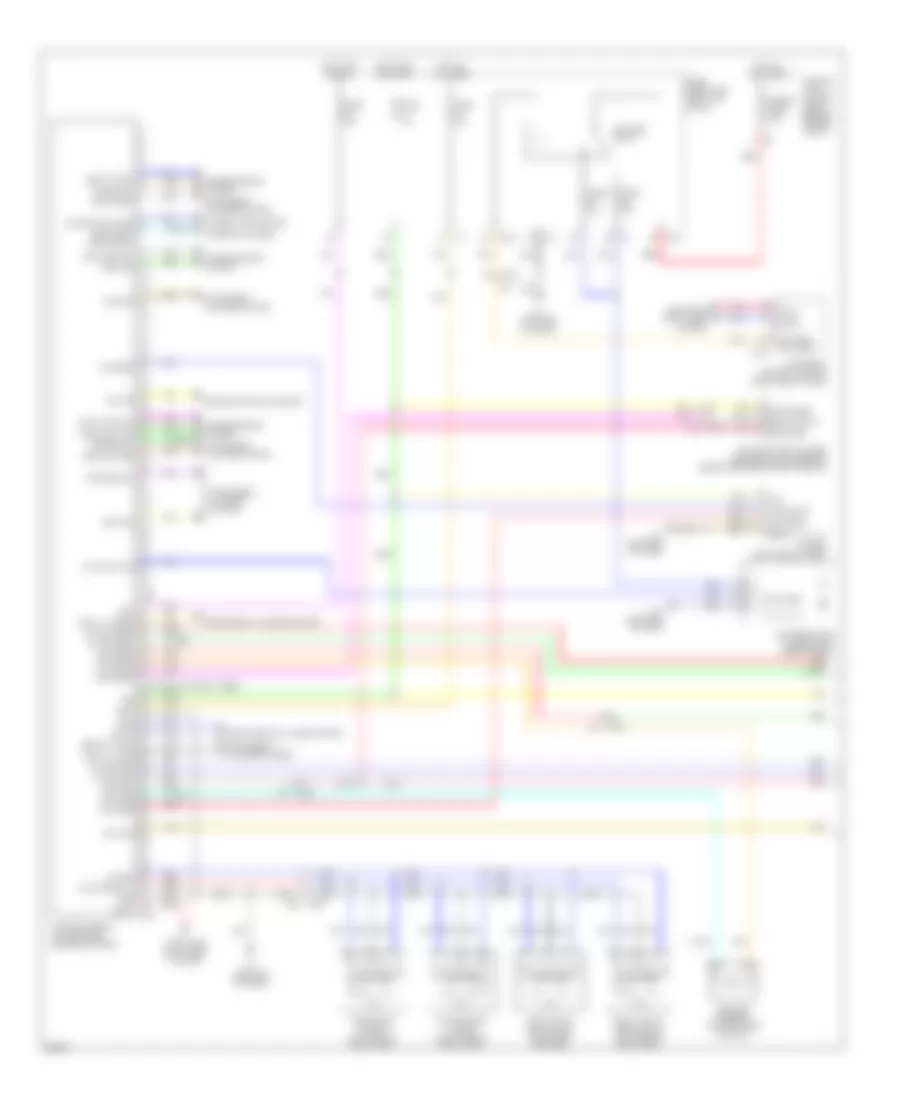 Automatic A C Wiring Diagram 1 of 2 for Infiniti FX50 2013