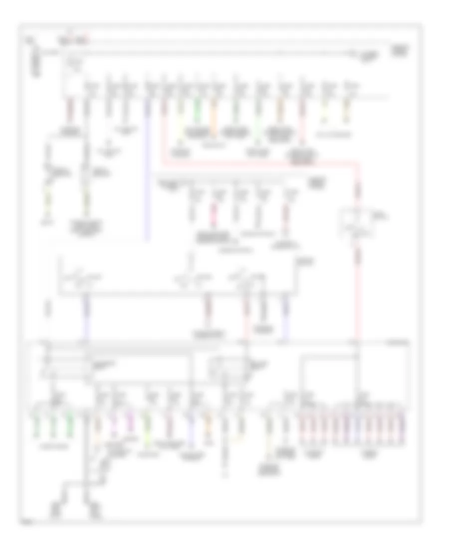 Power Distribution Wiring Diagram 1 of 2 for Infiniti I30 1997