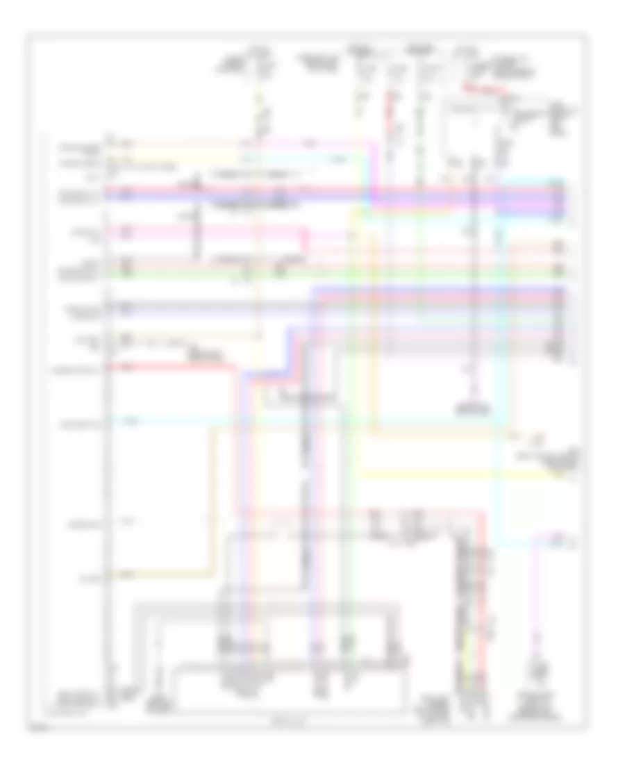 Navigation Wiring Diagram Convertible 1 of 4 for Infiniti G37 2013