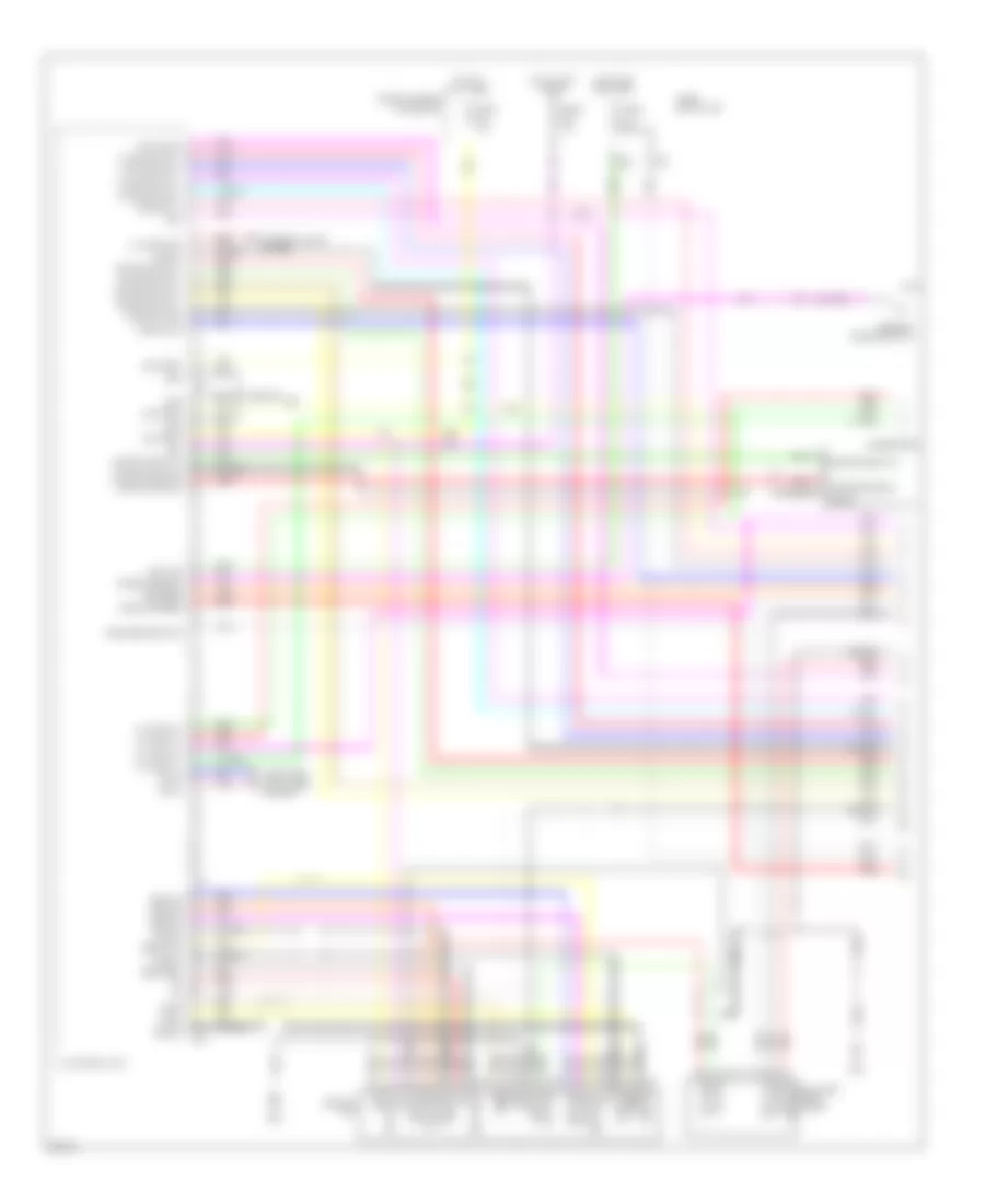 Navigation Wiring Diagram 1 of 4 for Infiniti G35 x 2008