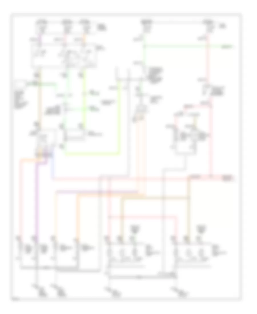 Exterior Lamps Wiring Diagram 1 of 2 for Infiniti I30 t 1997